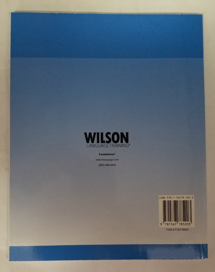 Wilson Language Fundations Student Consumables K Pack (F2STCOPK WB)