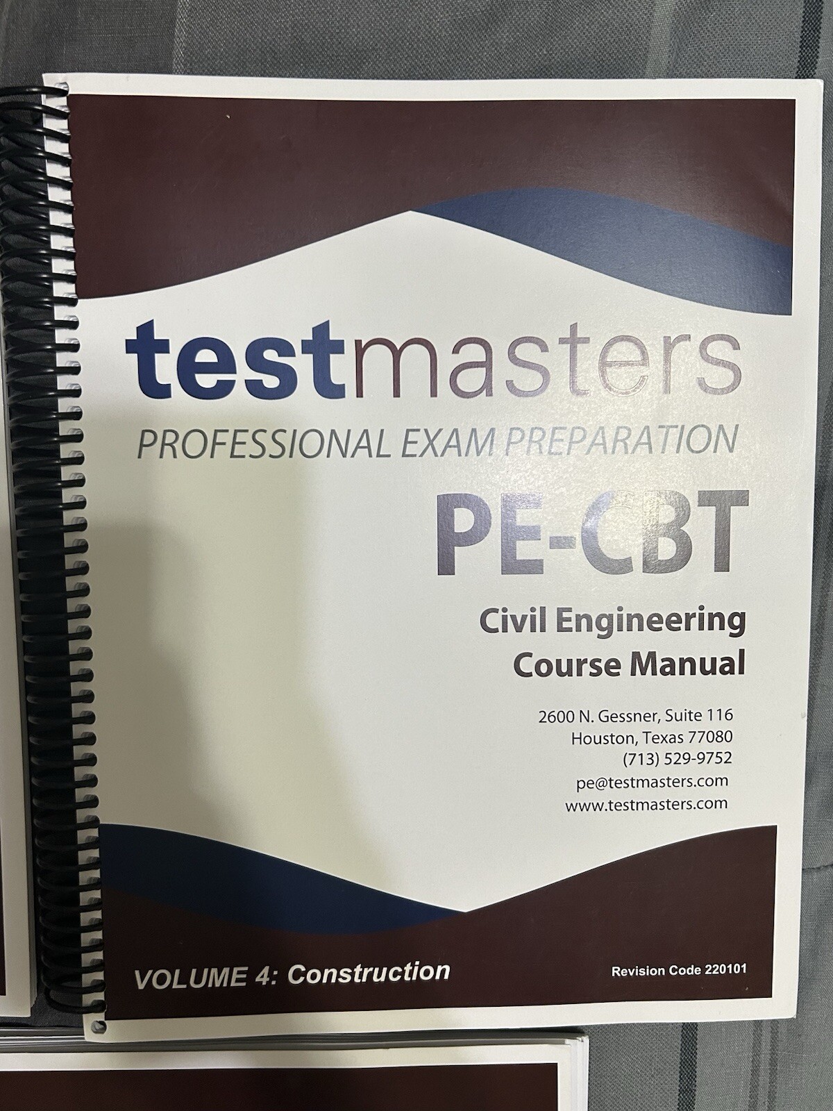 Civil Engineering PE Review Manual, Volume 4: Construction (2022 CBT)