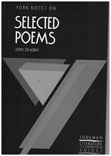 Selected Poems, John Dryden: Not… by Nassaar, Christopher Paperback / softback