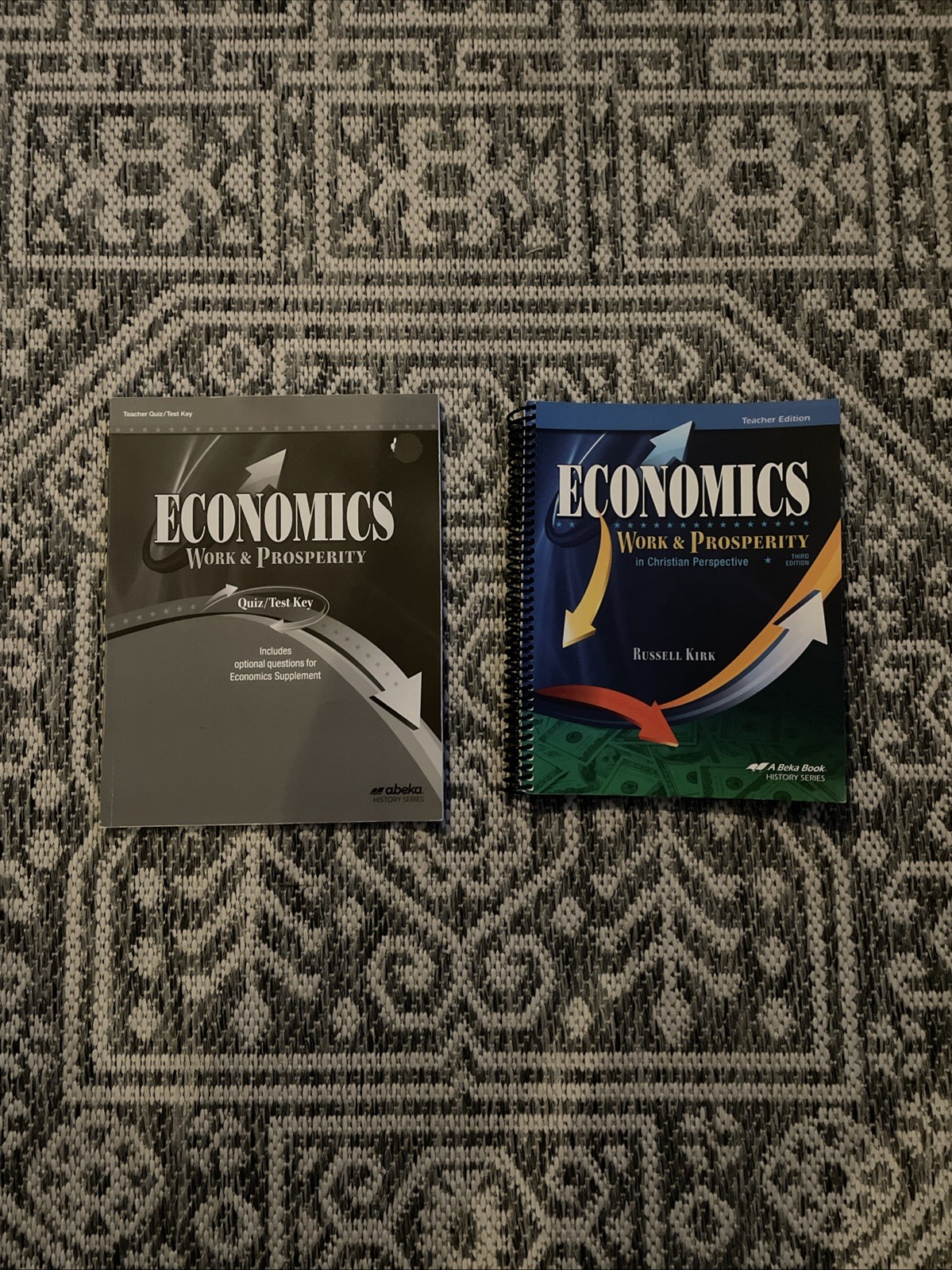 Abeka Economics: Work & Prosperity Textbook and Test Key Set