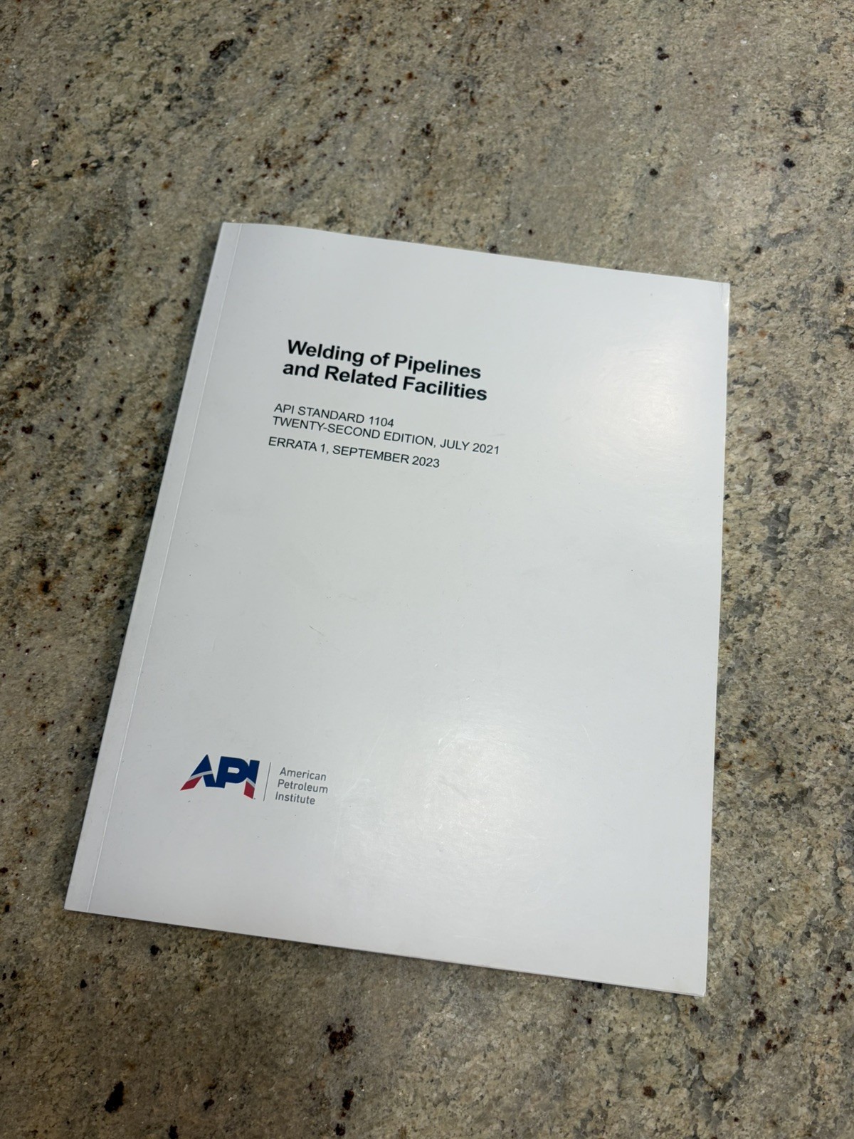 API 1104 – 22nd Edition – WELDING OF PIPELINES AND RELATED FACILITIES
