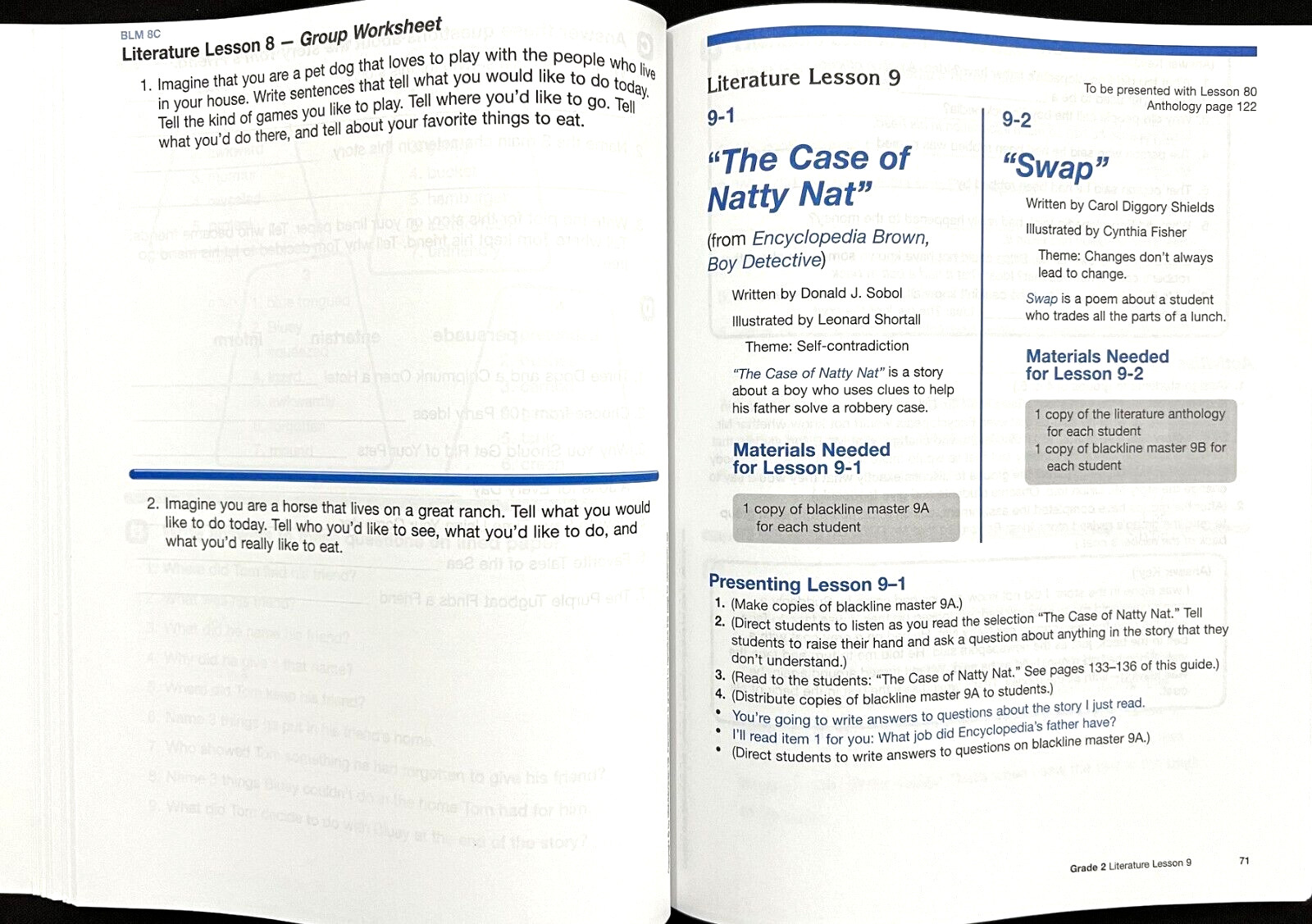 2nd Grade -SRA READING MASTERY -INSTRUCTION LITERATURE GUIDE (Signature Edition)