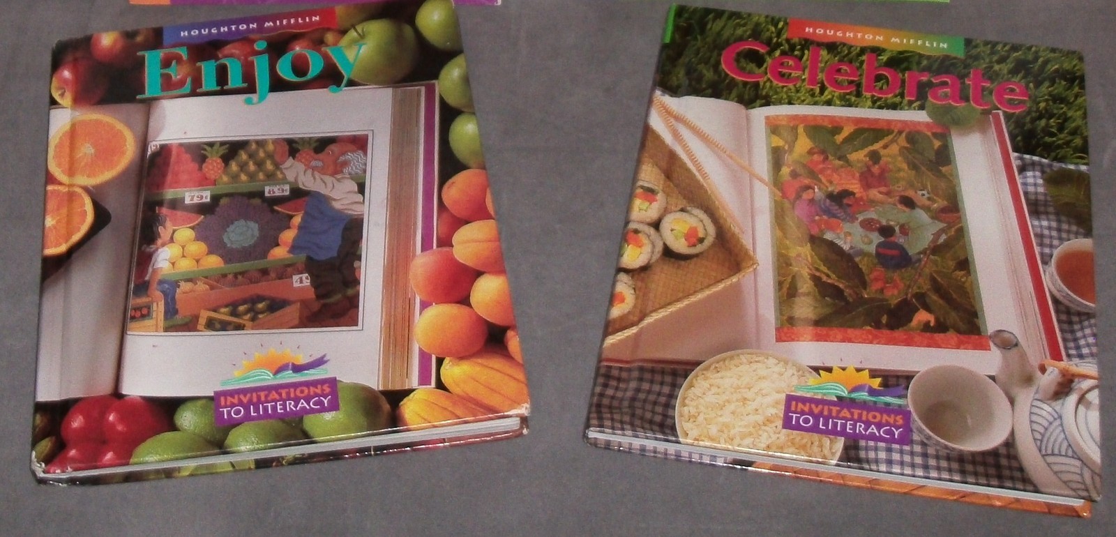 Houghton Mifflin Invitations To Literacy Elementary Grade 3 Textbook Set of 2