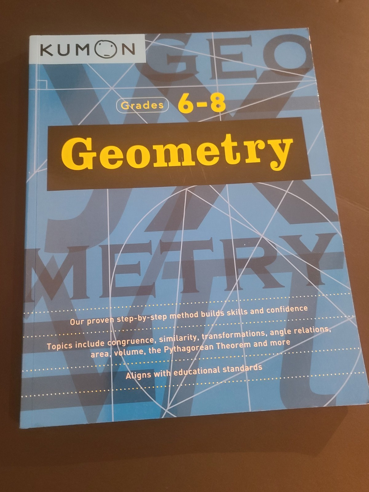 BRAND NEW Kumon Geometry-Grades 6-8 (Kumon Middle School Math Workbooks)