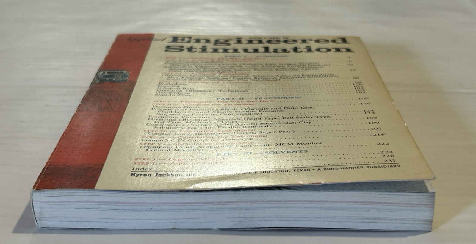Vtg. Applied Engineered Stimulation Vol. II ©1972 Byron Jackson