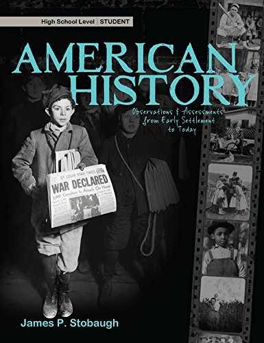 American History: Observations & – Paperback, by James P. Stobaugh – Very Good