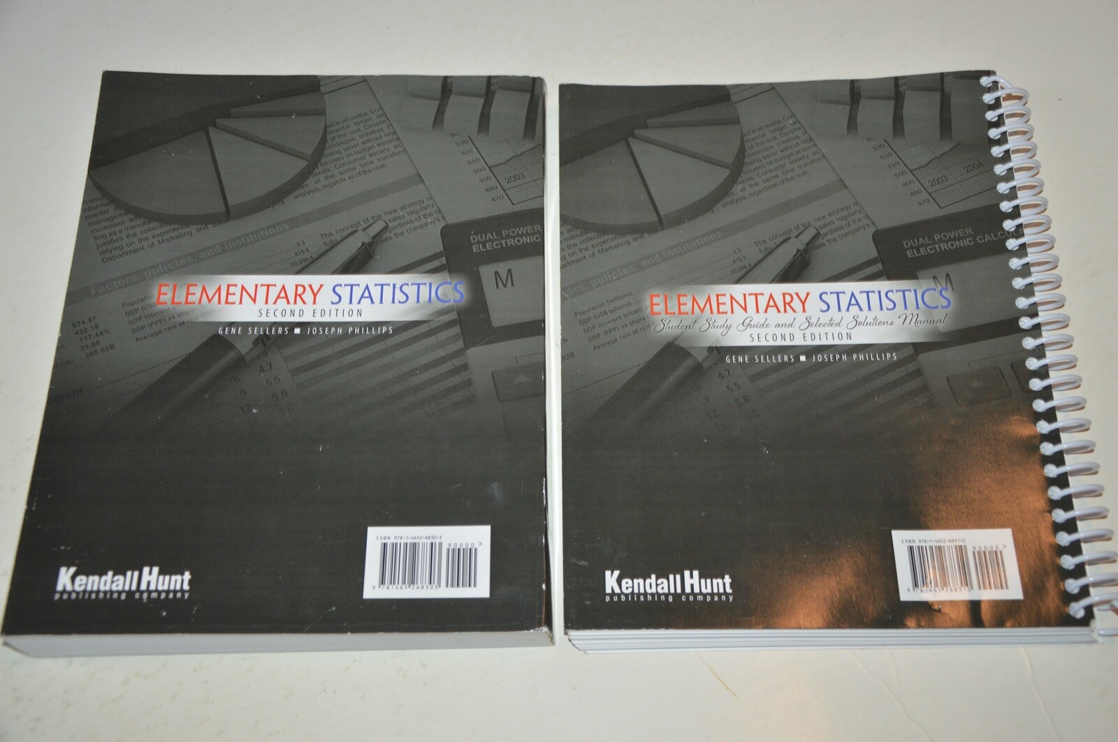 Elementary Statistics (Text and Study Guide / Solutions Manual) Both Books