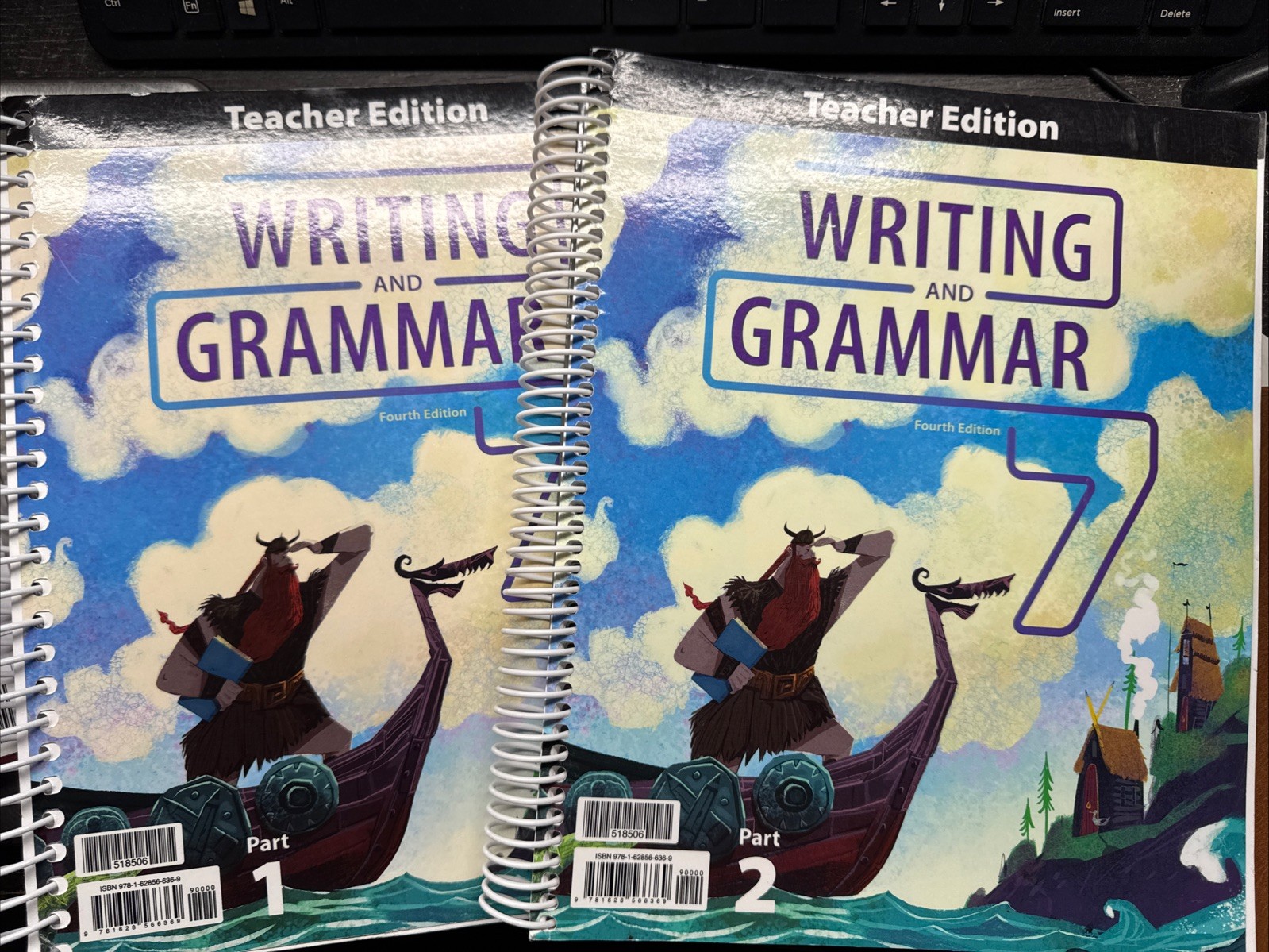 BJU Press Writing & Grammar 7 Teacher Edition Part 1 & 2, 4th Edition Homeschool