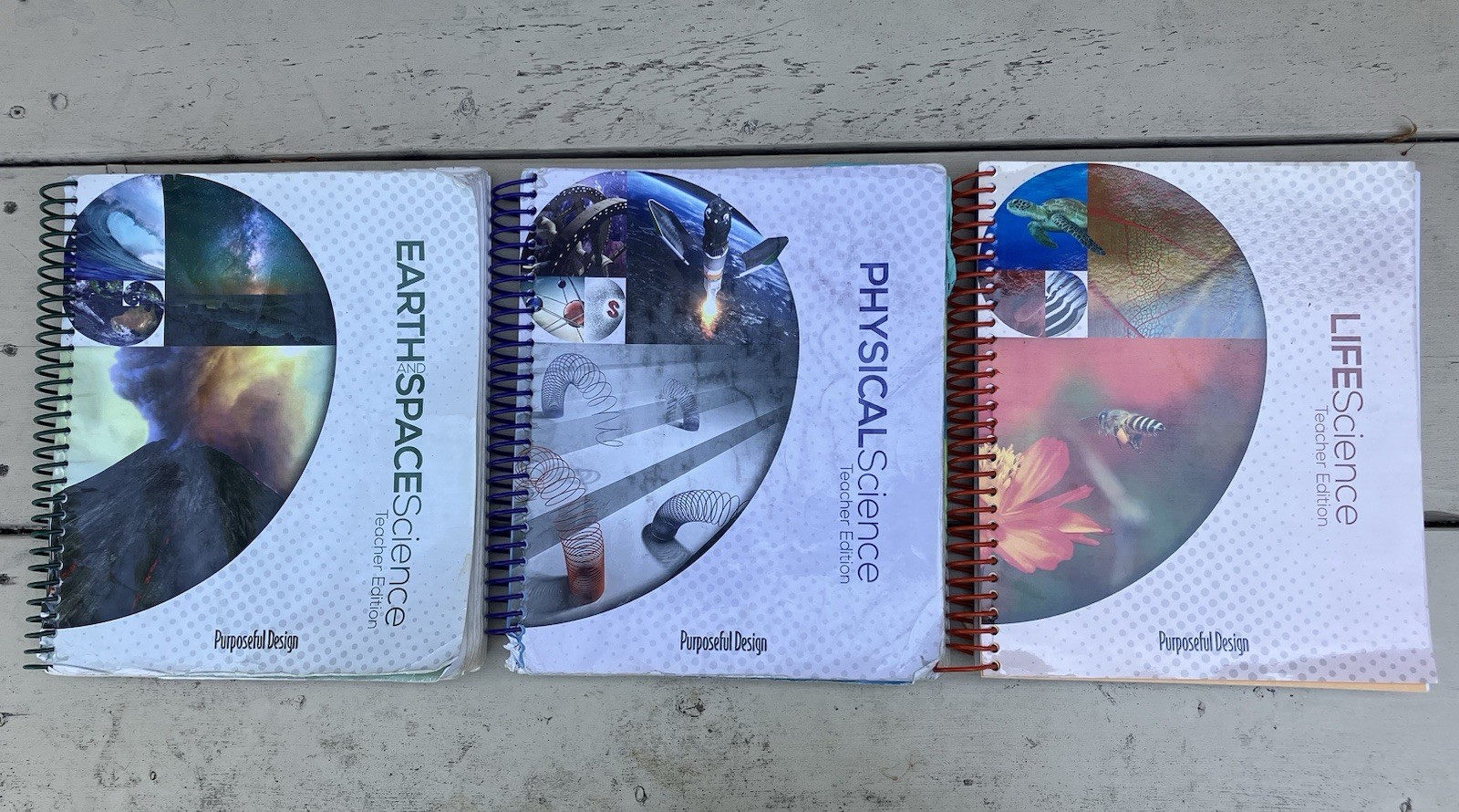 Purposeful Design: Life, Earth & Space, Physical Science – Teacher Edition Books