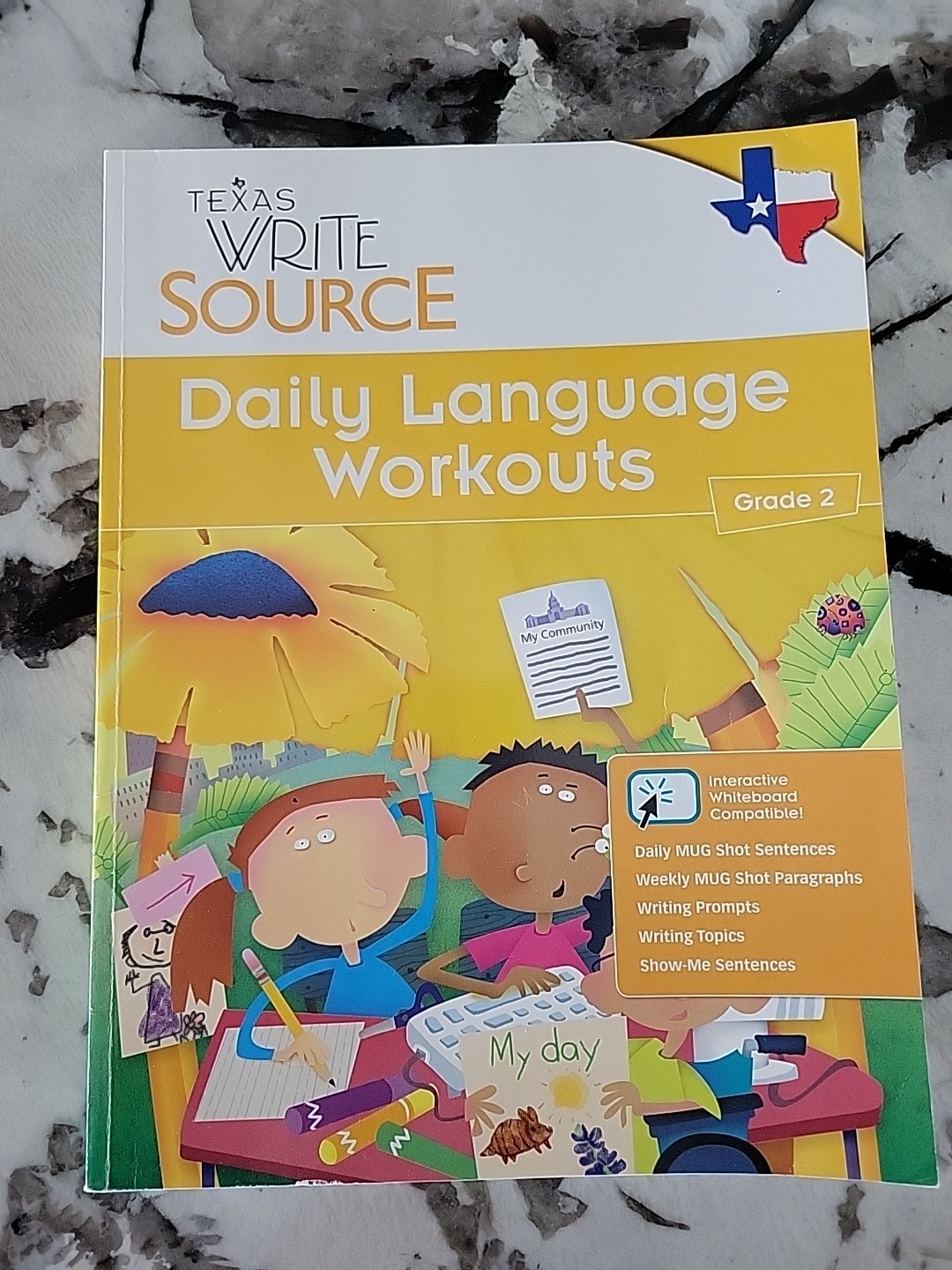 Second Grade Workbook Bundle – 4+1 Books (Math, ELA, Cursive) – New And Unused