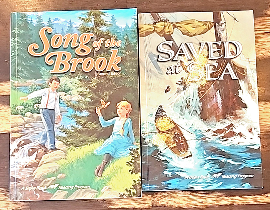 Abeka 4th Grade Readers Saved at Sea & Song of the Brook