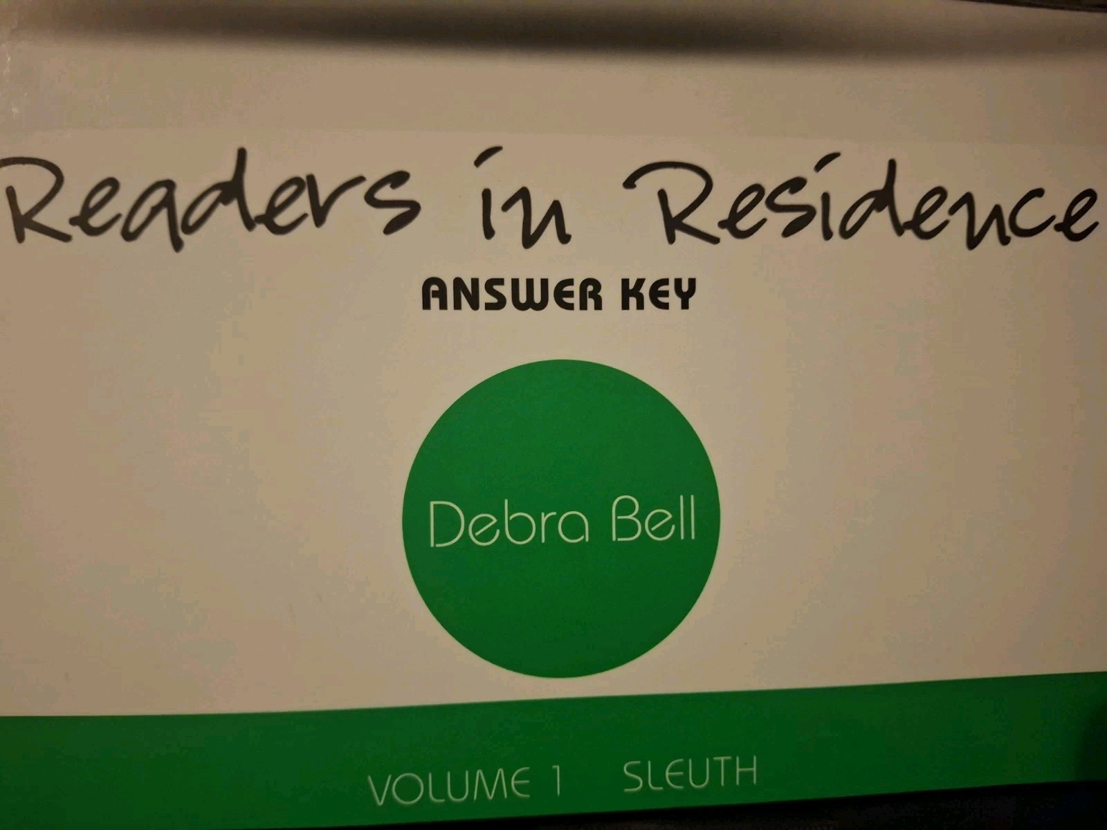 Apologia Writers in Residence Answer Key Vol 1 Apprentice Debra Bell