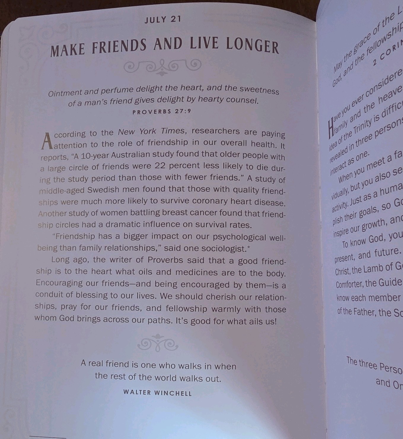 NEW 365 Daily Devotions Walking wGod Devotional David Jeremiah BondedLeather