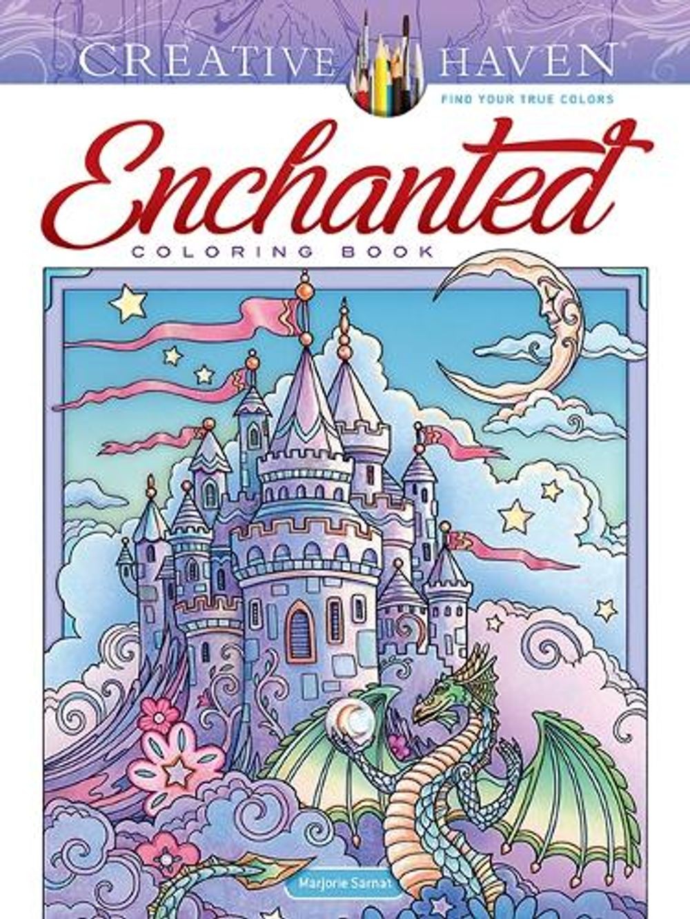 Creative Haven Enchanted Coloring Book by Marjorie Sarnat (English) Paperback Bo