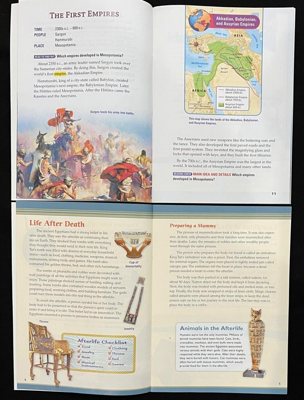 6th – 7th -HARCOURT LEVELED READERS (CIVILIZATIONS) (16 books) (2005, Harcourt)