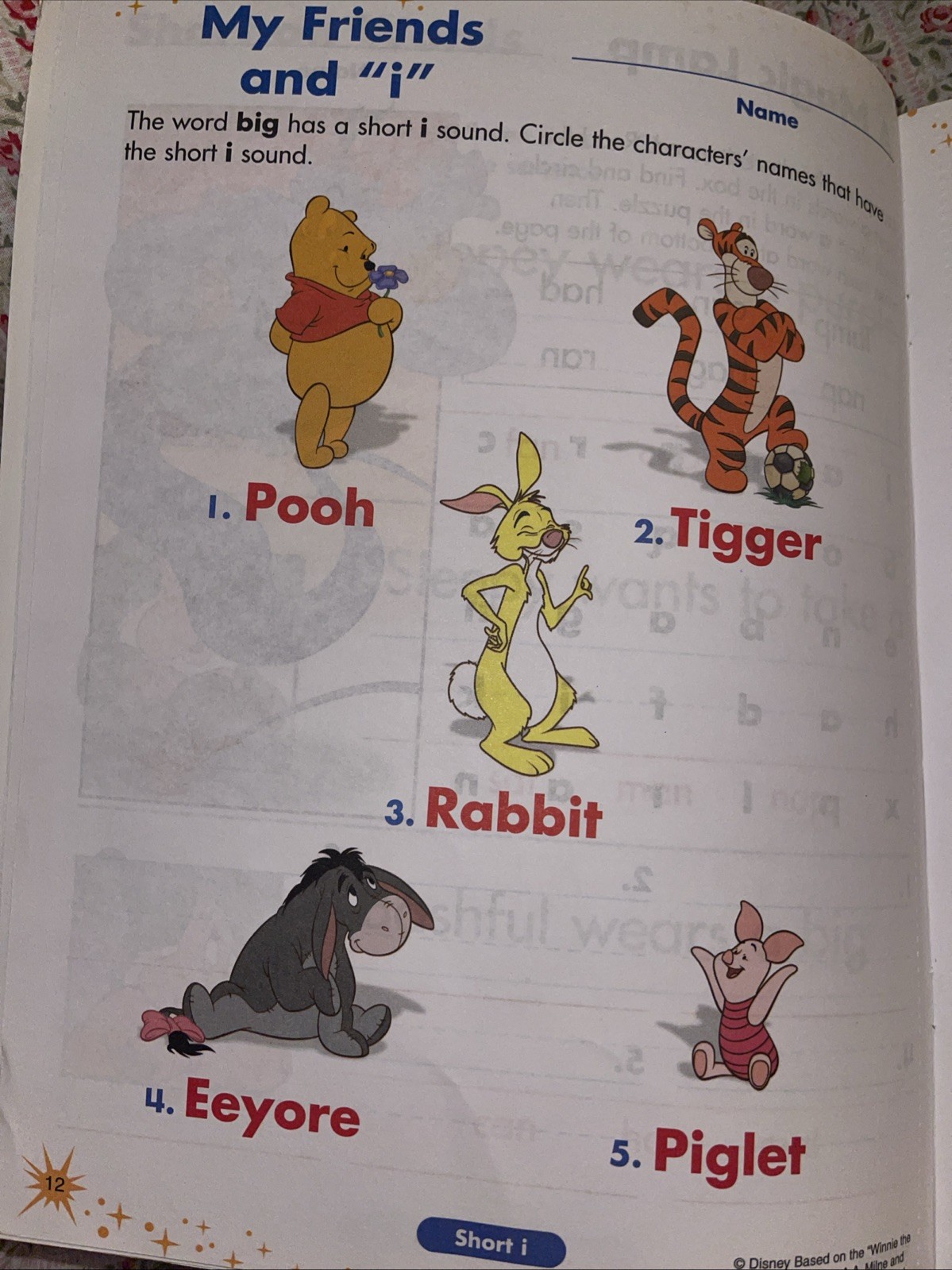 Disney Learning – Phonics and Reading – Grade 1 Teacher Parent Resources Pages
