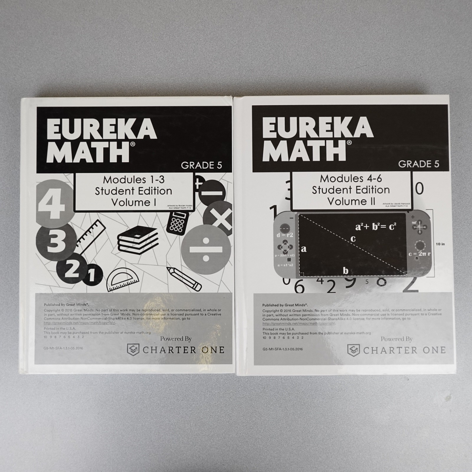 Eureka Math Grade 5 Student Edition Modules 1-6 Complete Set Charter One 2015 HC