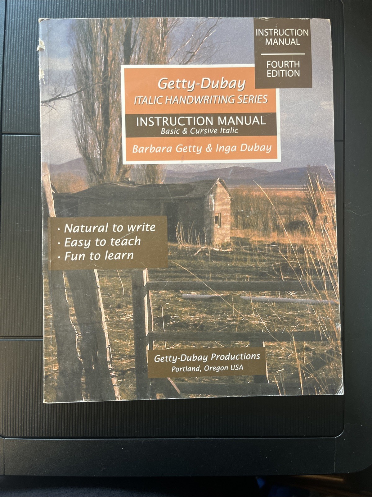 Getty Dubay Italic Handwriting Series Instruction Manual 4th Edition 2009