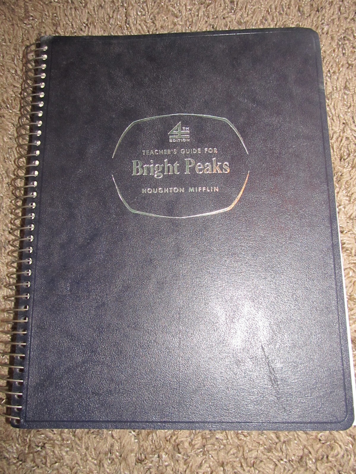 Teacher’s Guide for BRIGHT PEAKS Paul McKee Houghton Mifflin Vintage 1966 Readin