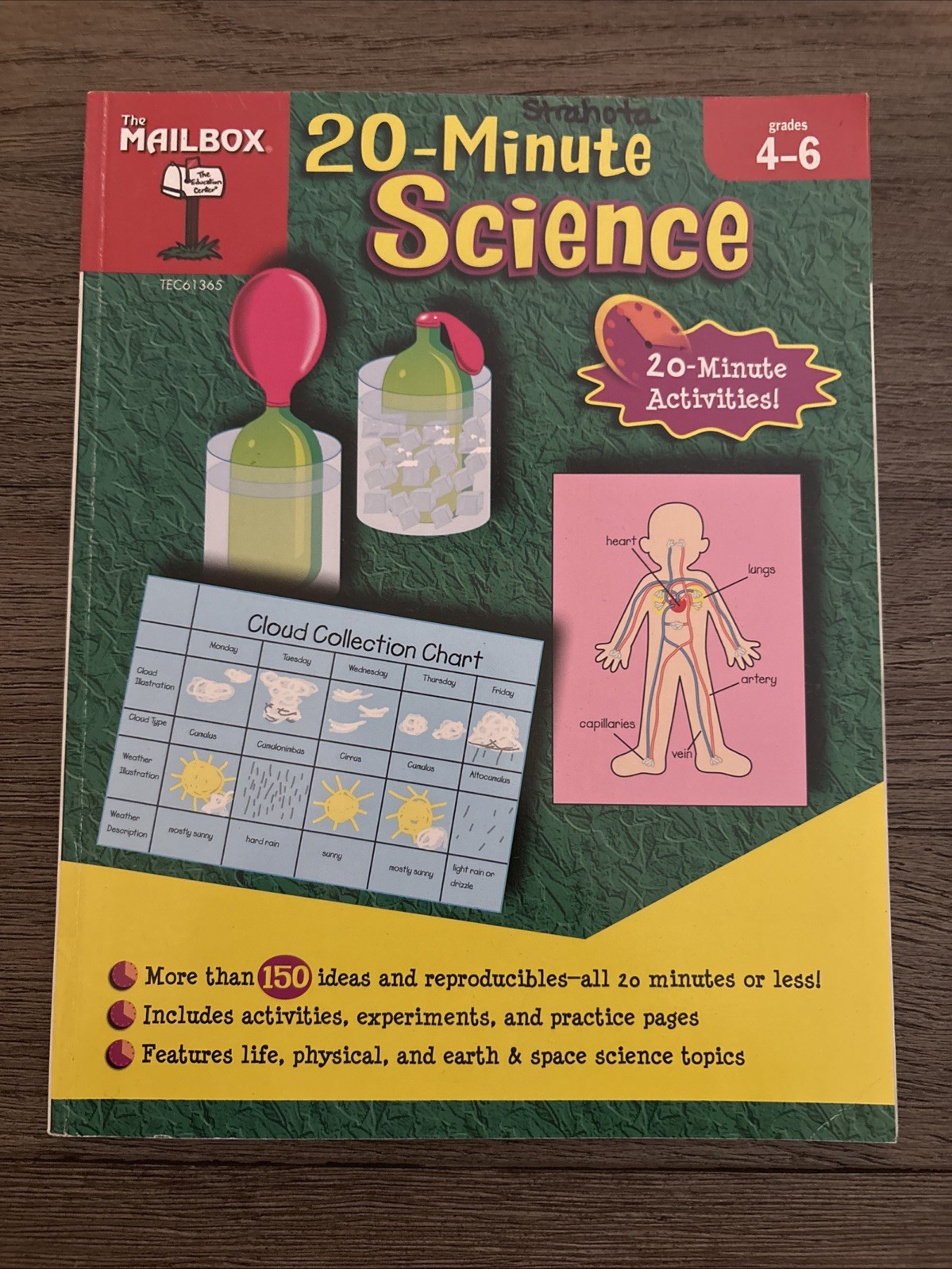 The Mailbox Books TEC61365 20 Minute Science Activities for Grades 4-6