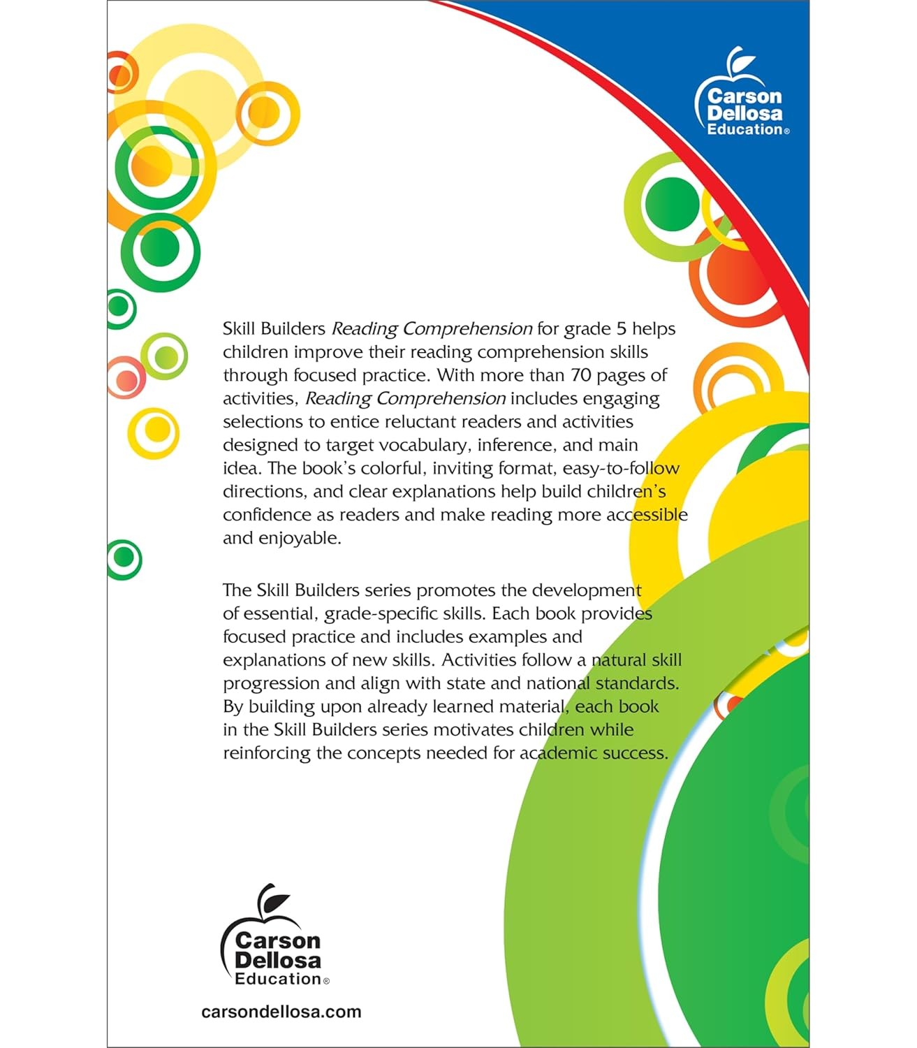 Carson Dellosa Skill Builders Reading Comprehension 5Th Grade Workbook, Fiction