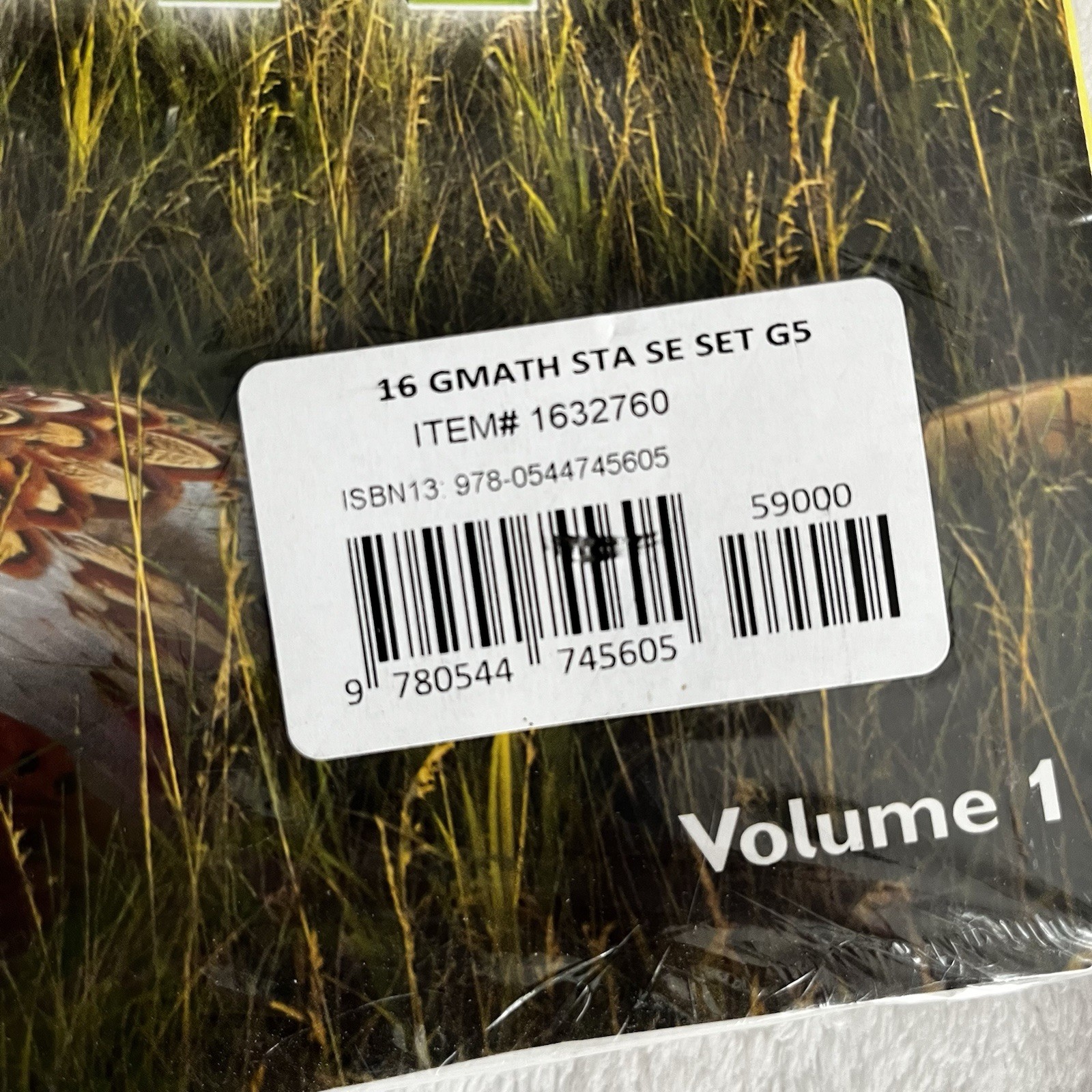 Sealed Set Go Math! Grade 5 Student Edition Volume 1 & 2