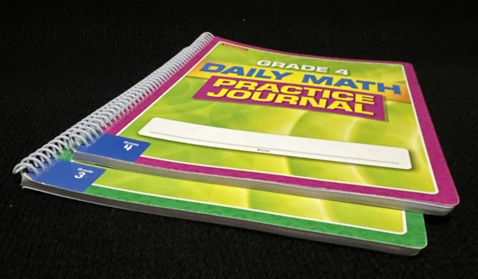 Lakeshore Daily Math Practice Journal Grade 3 & 4 Lot Homeschool Workbook Set