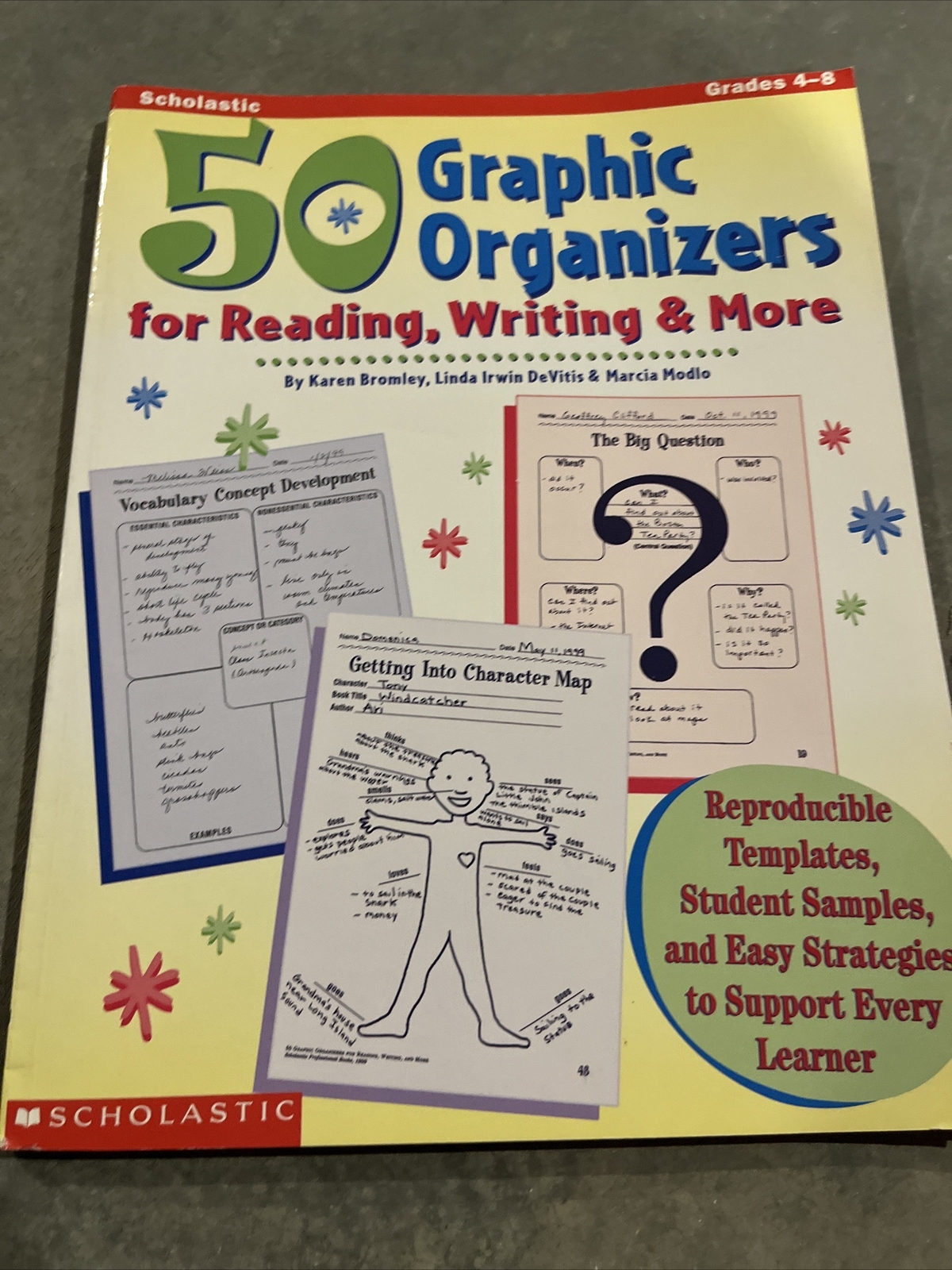 50 Graphic Organizers for Reading, Writing and More (Paperback or Softback)
