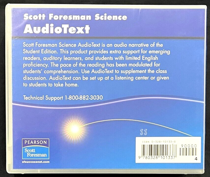 4th Grade – SCIENCE – AUDIO TEXT CD (12 Disc Set) (2006, Scott Foresman)