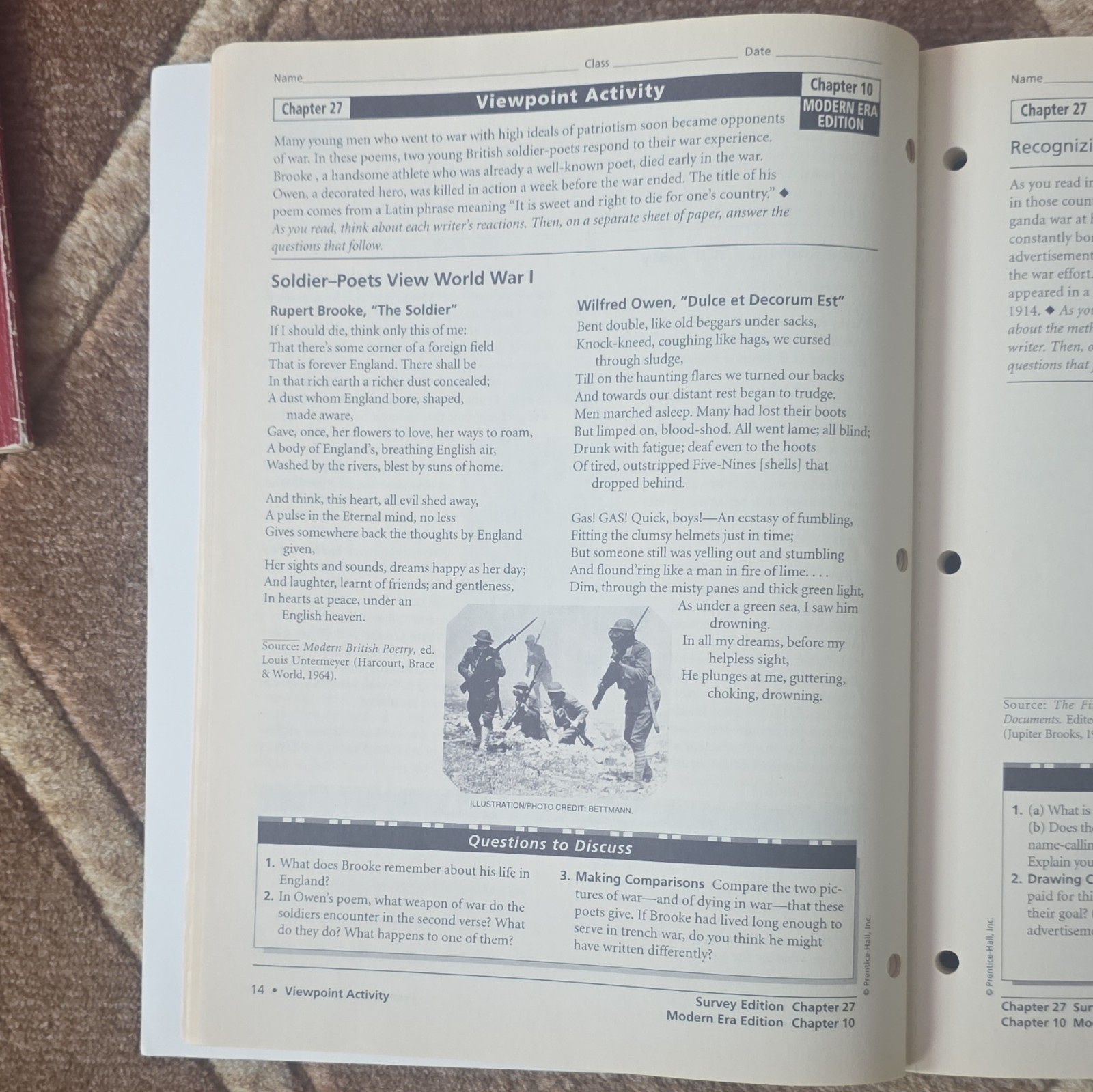 Prentice Hall Core Support World History Connections to Today Unit 7
