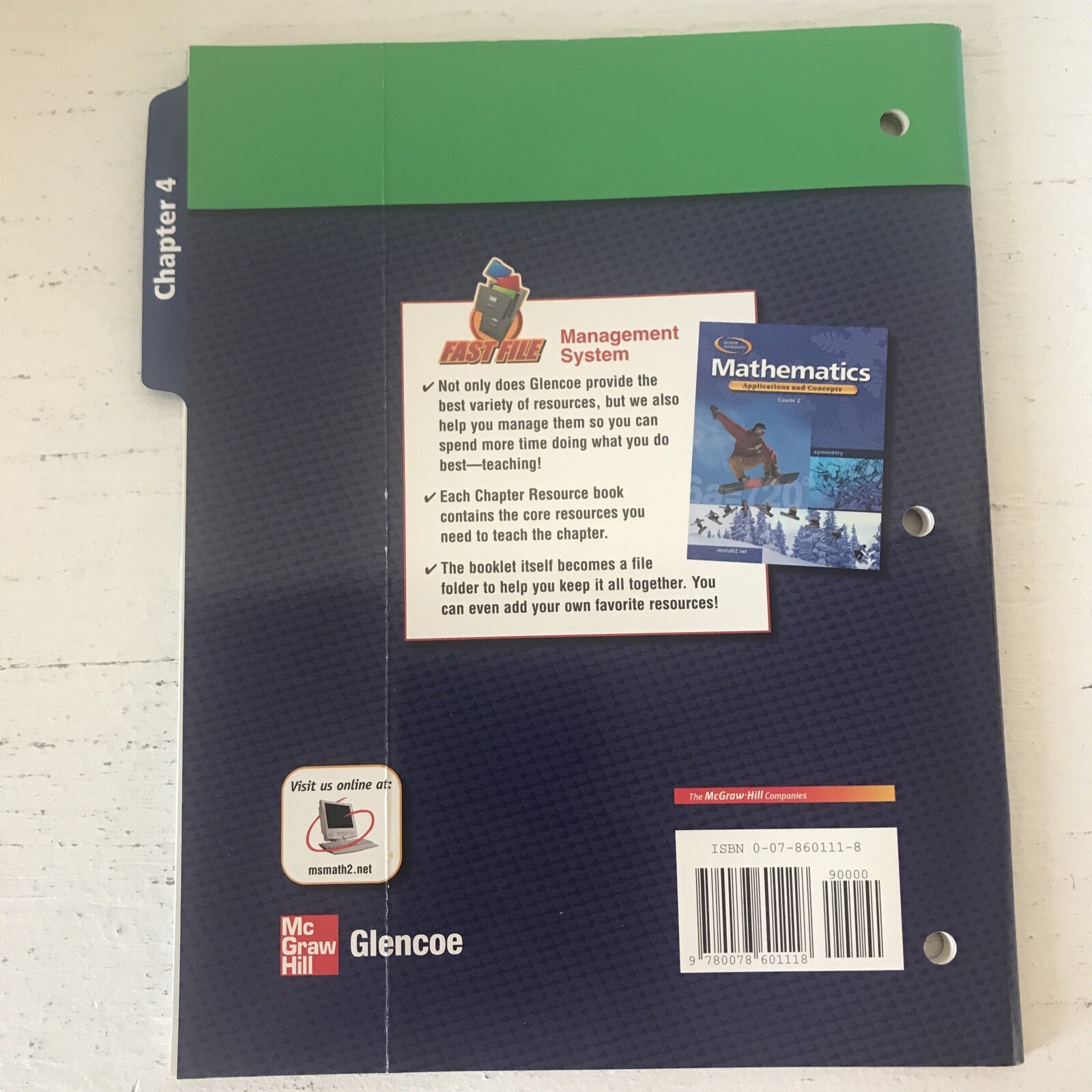 Glencoe Mathematics Ch. 4 Resource Masters Algebra: Linear Equations & Functions