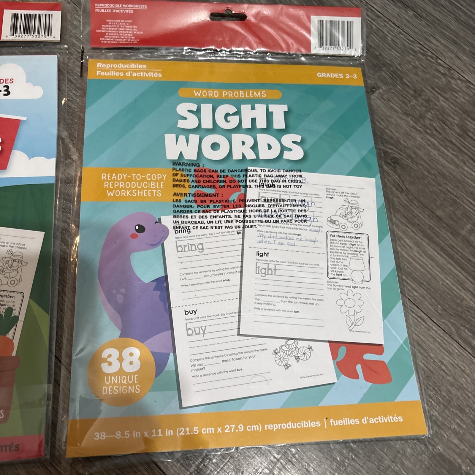 Teaching Tree Grades 2-3 Primary Learning School Workbooks Support Material 3 Pk