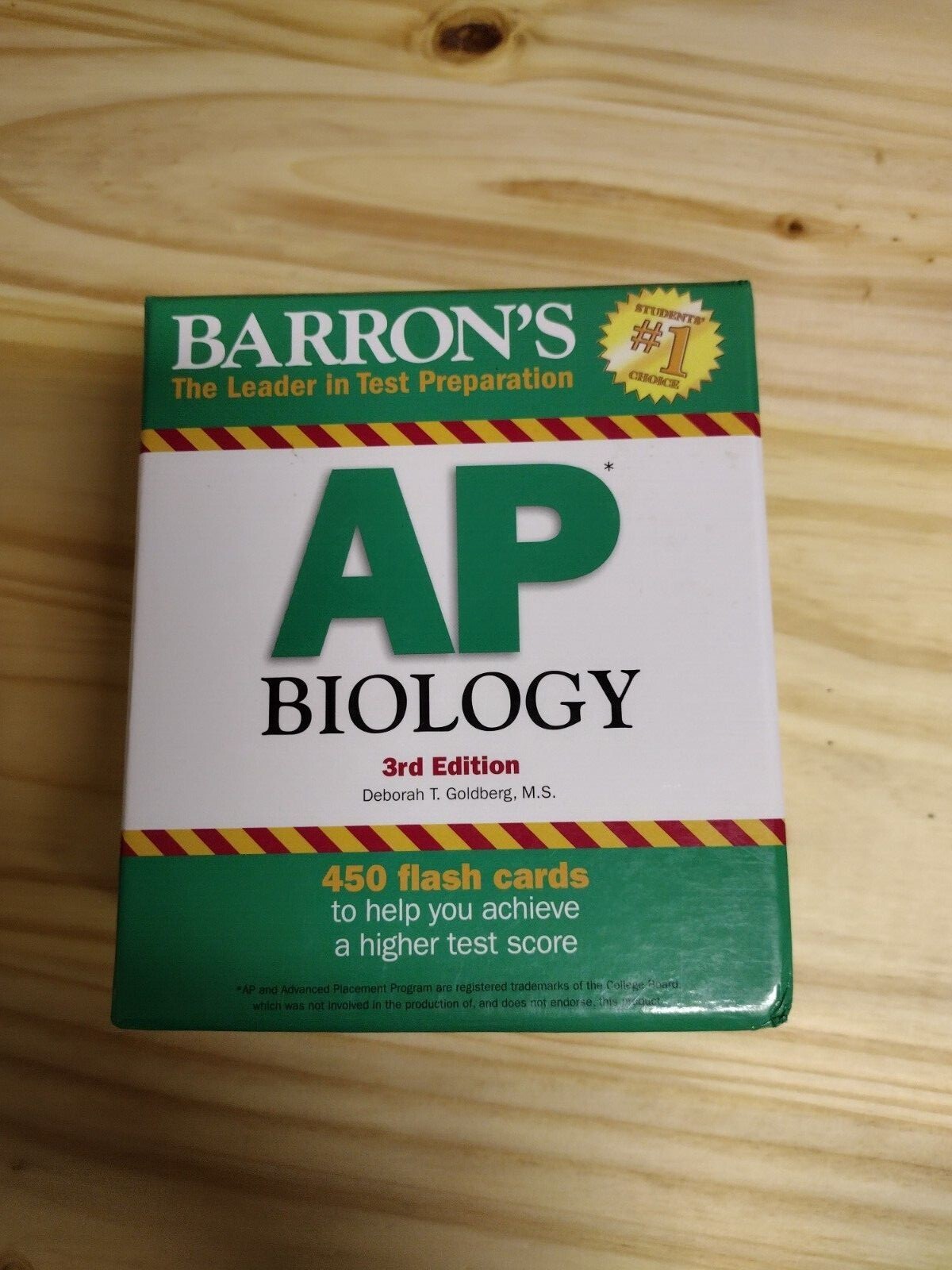 AP Biology 3rd Edition 450 Flash Cards Test Prep Barrons