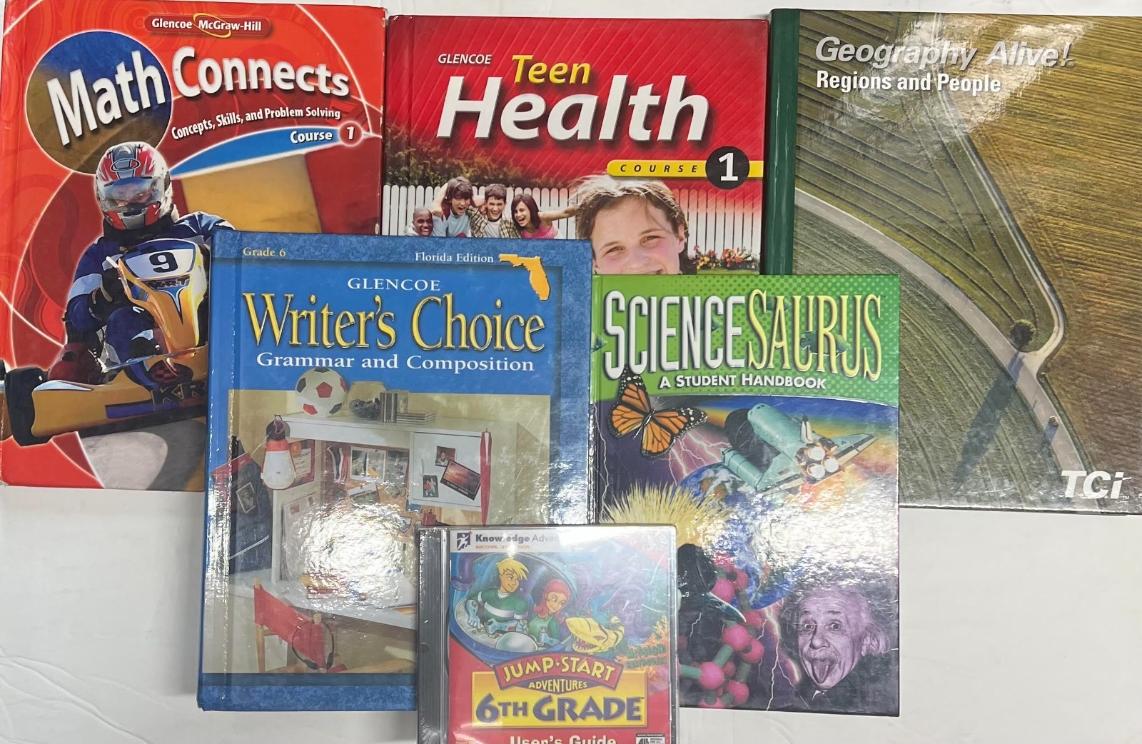 Grade 6 Curriculum Multi-Subject Homeschool 6th Student Bundle Homeschooling Lot