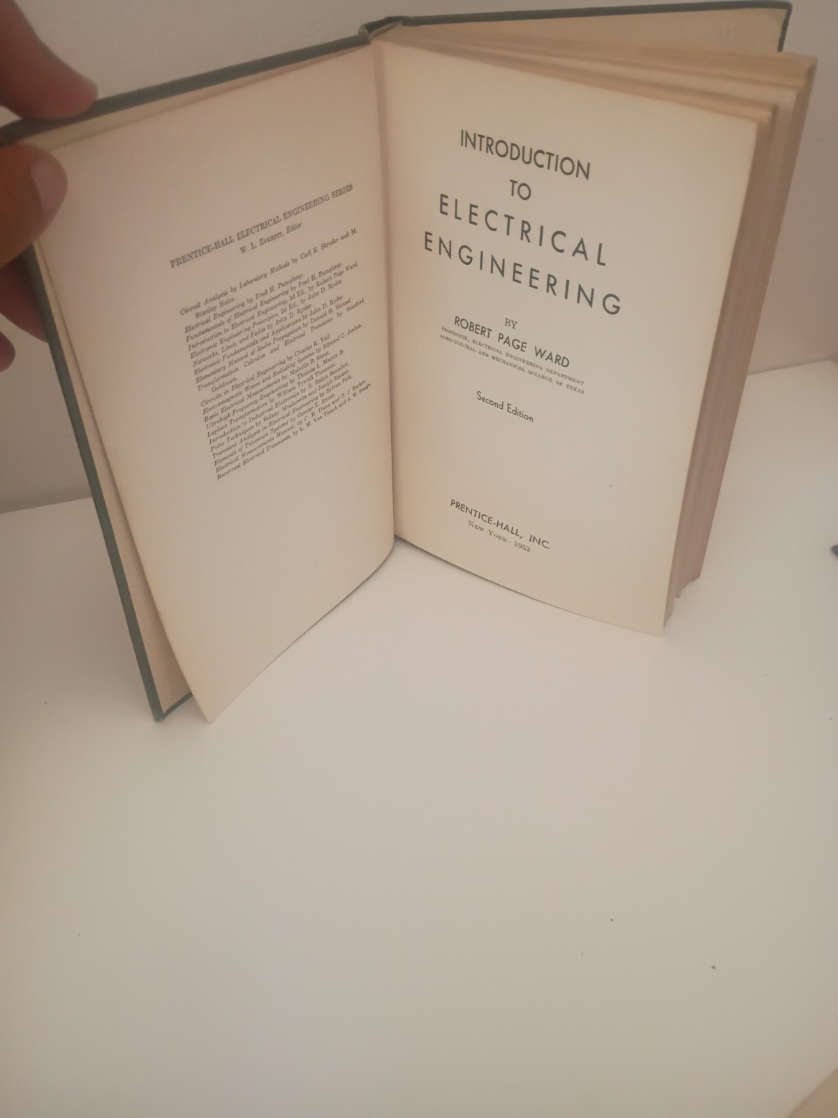 Introduction To Electrical Engineering Robert Page Ward & Answers to Problems