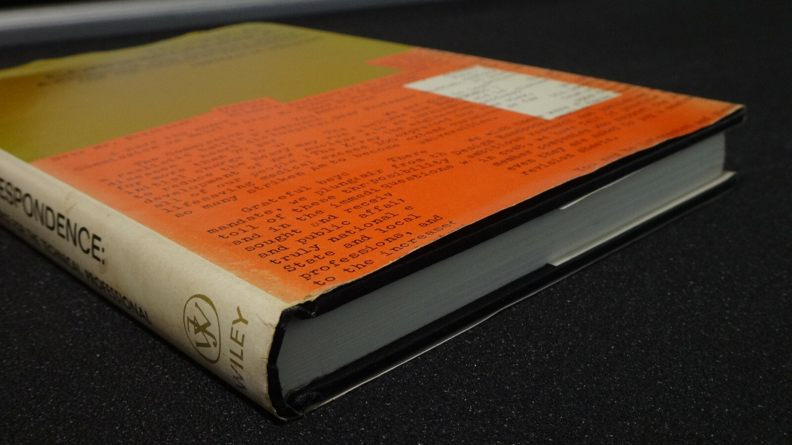 Wiley Series Technical Correspondence Reference Handbook by Herman Weisman 1968