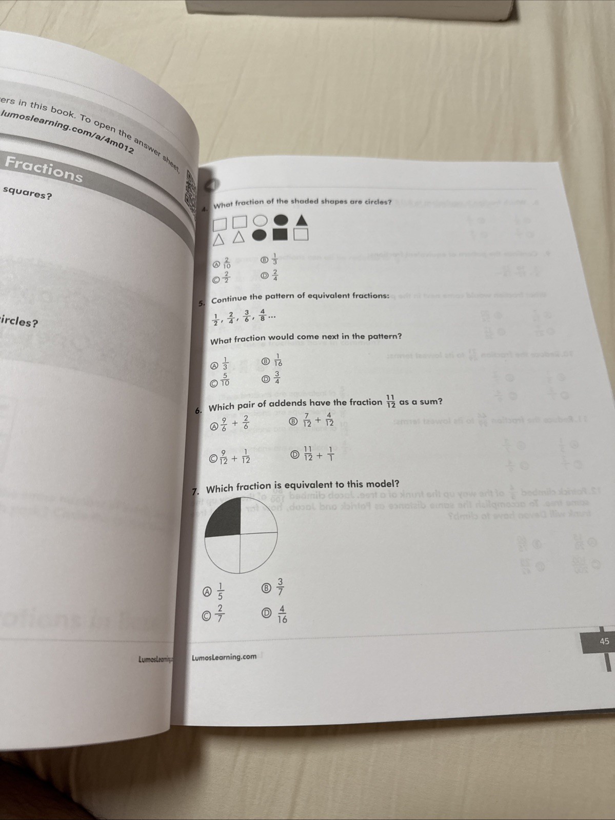 Michigan Math M-Step Practice Grade 4