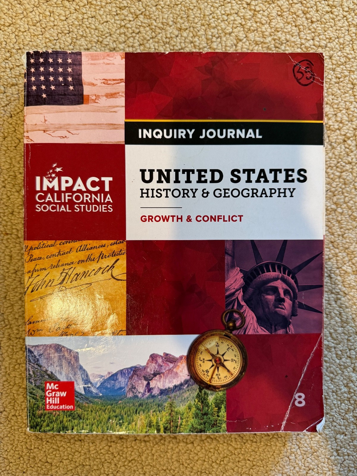 Impact California US History & Geography Inquiry Journal Social Studies Jr High