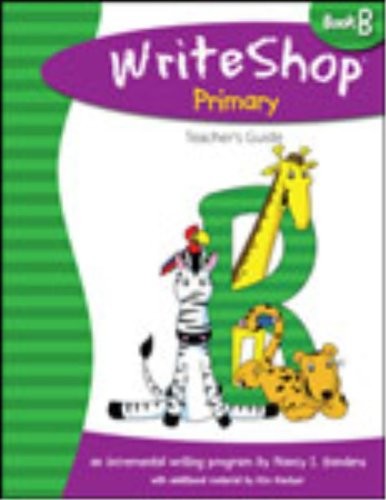 WRITESHOP PRIMARY BOOK B TEACHER’S GUIDE GRADES 1-2 By Nancy I. Sanders *VG+*