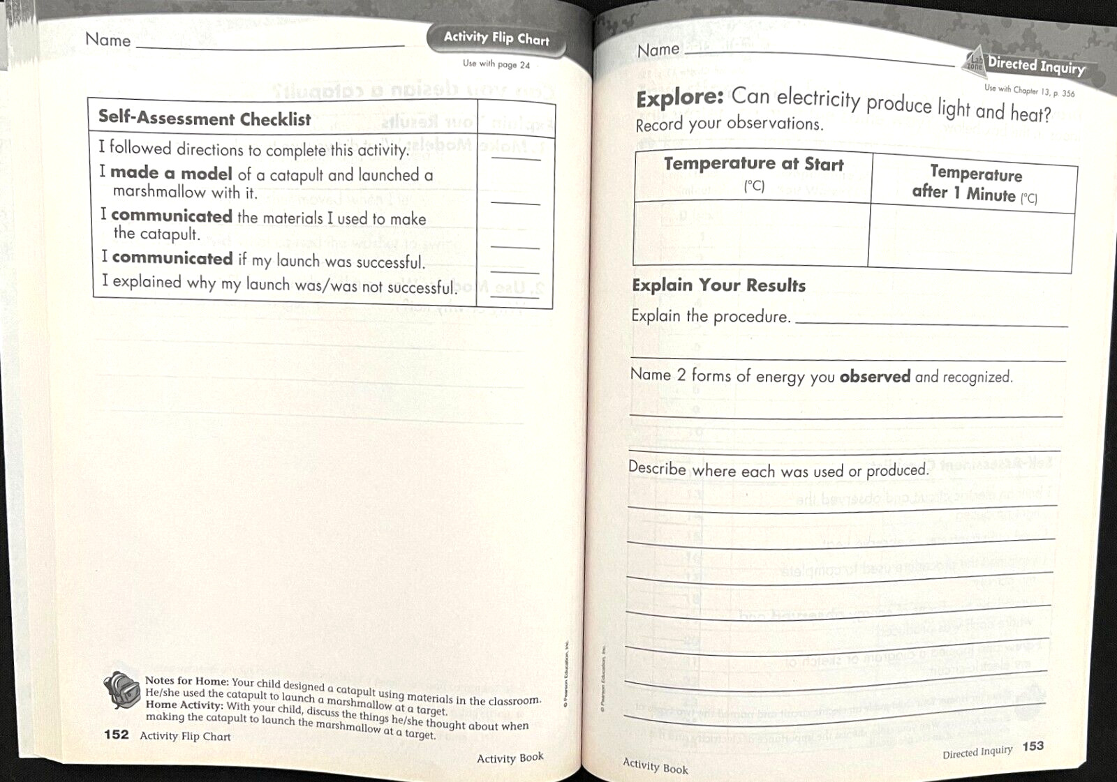 3rd Grade – SCIENCE – ACTIVITY BOOK – STUDENT EDITION (2006, Foresman)
