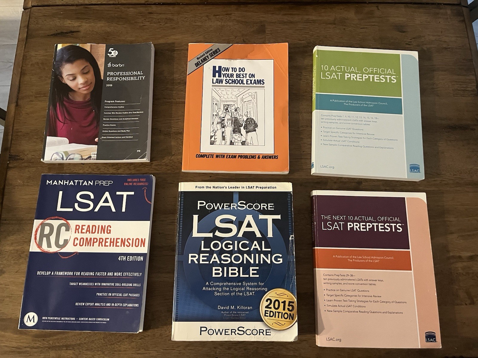 Lot Of 6 LSAT Study Books!
