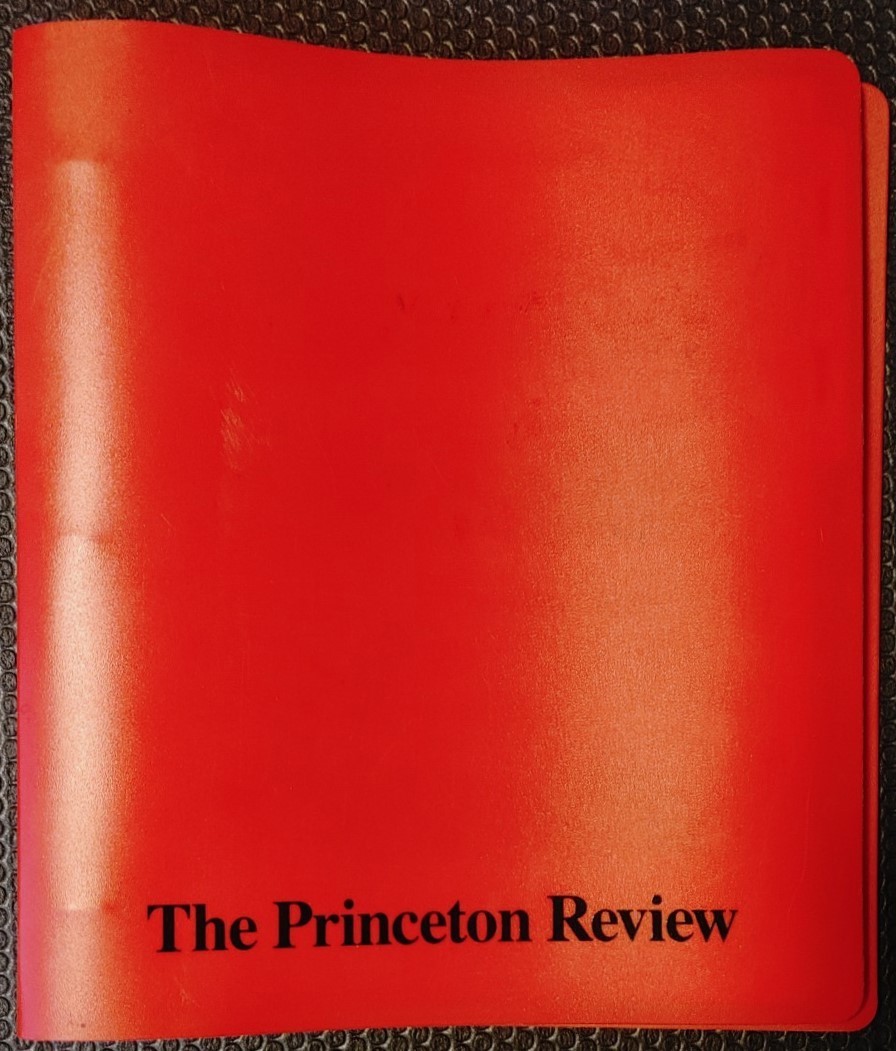 Vintage – 1986 Princeton Review Training Materials – Course Manual – Excellent!
