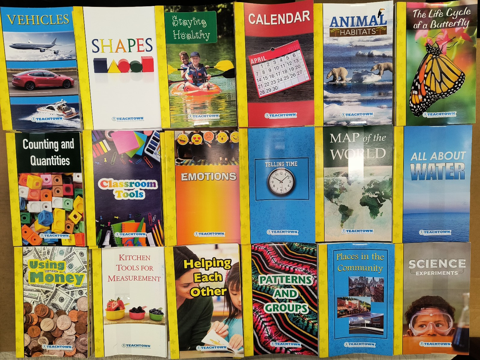 EnCore TeachTown Lesson Reader Books Units 18-36 Non Fiction Grade 3-5