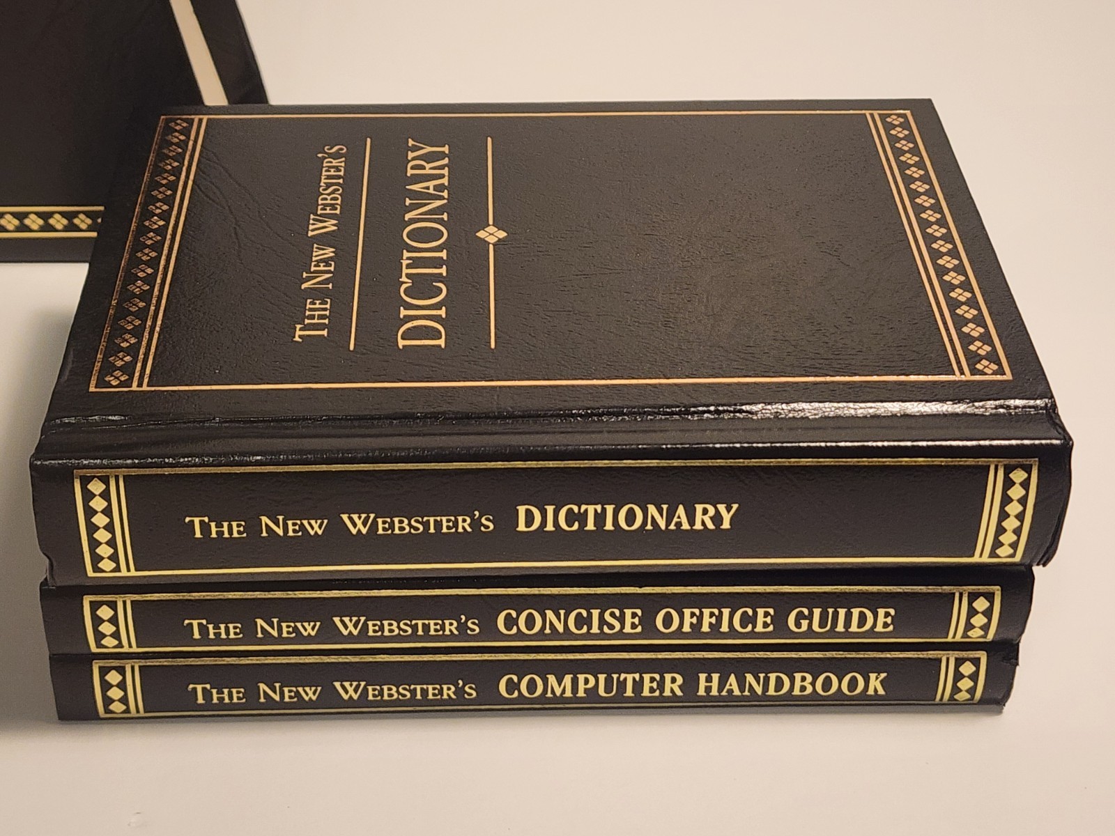 The New Webster’s Desk Reference Library 3 Volume Boxed Set – Dictionary 1993