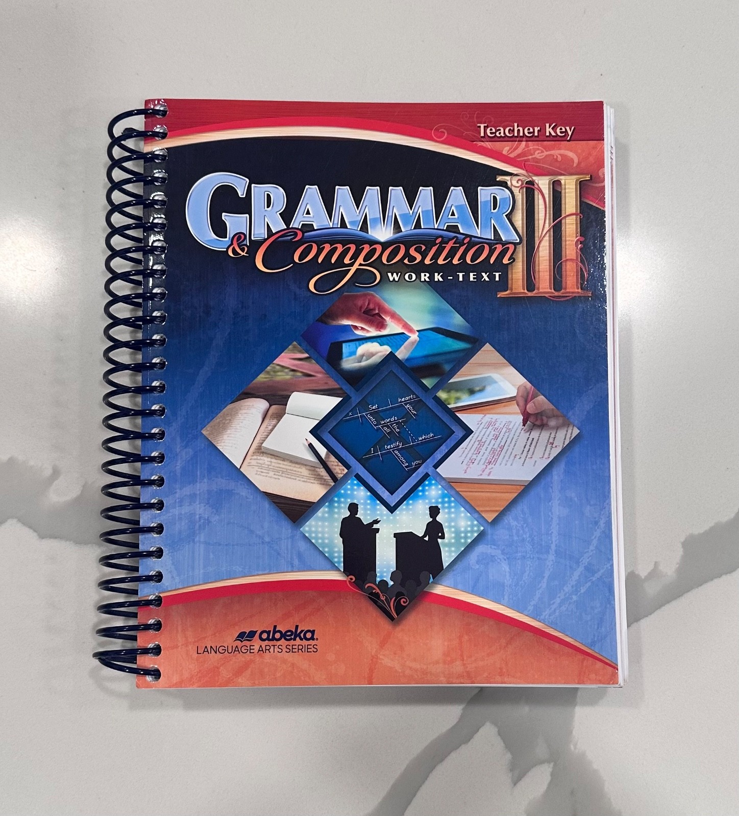Abeka Grammar And Composition Work-text III. Teacher Key 9th Grade 6th Edition