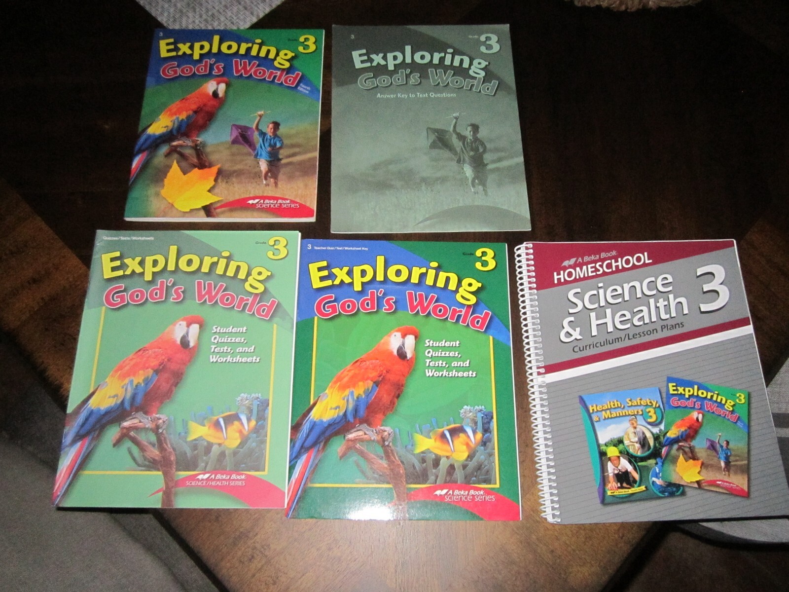 Abeka 3rd Grade Exploring God’s World Set Student Teacher
