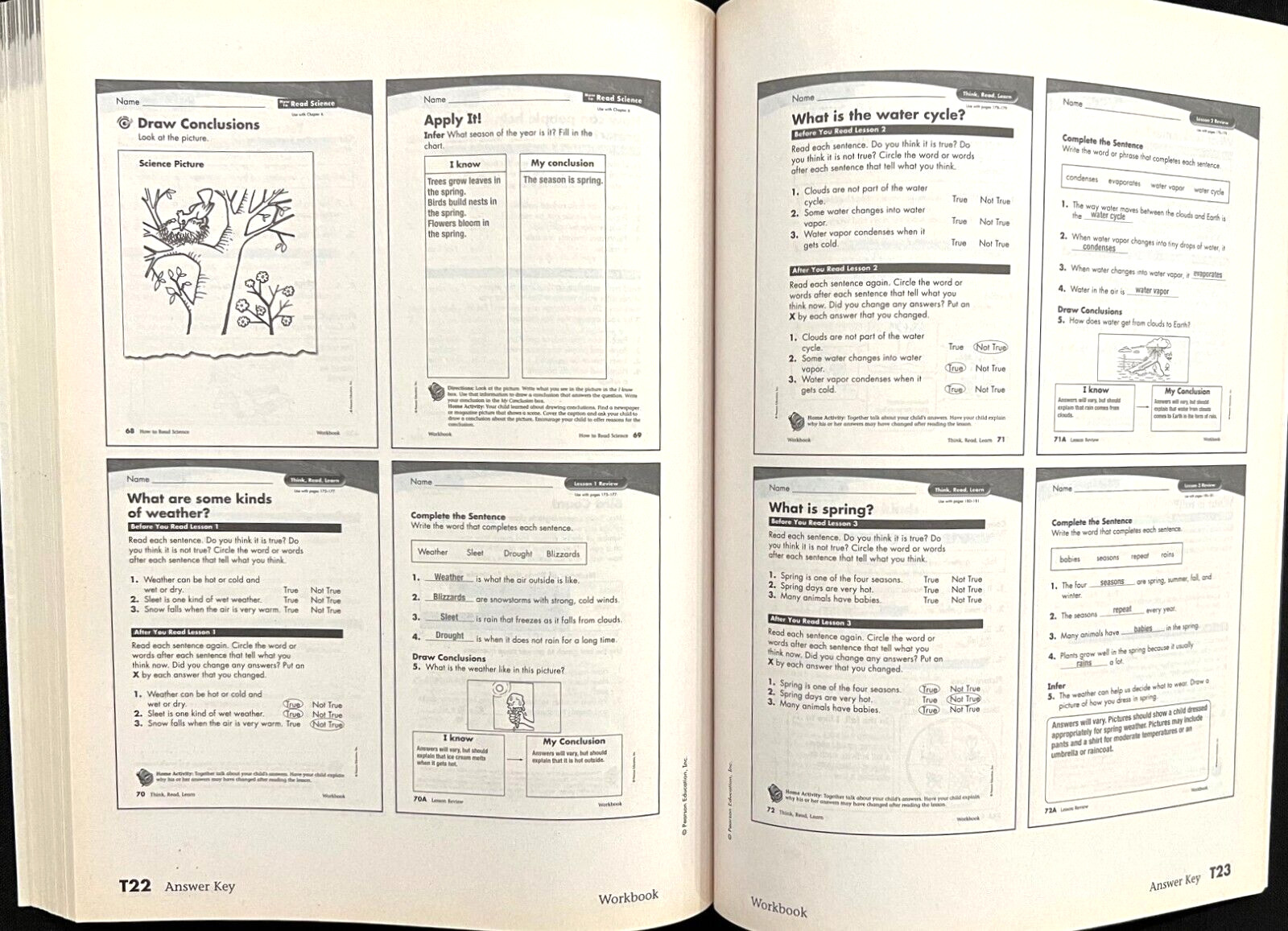 2nd Grade – SCIENCE – WORKBOOK – TEACHER GUIDE (2006, Scott Foresman)