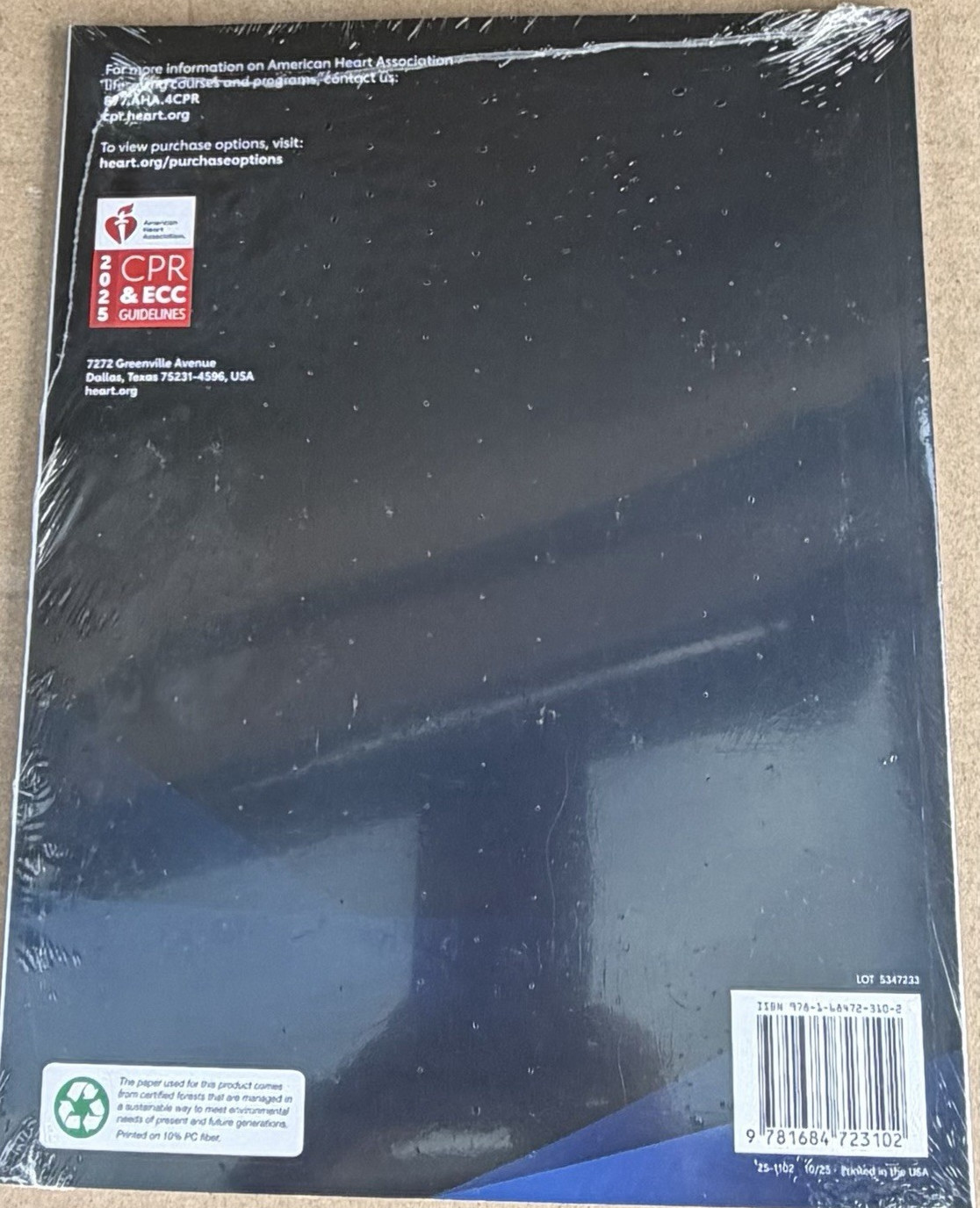 AHA 2025 BLS Provider Manual Basic Life Support American Heart Association CPR