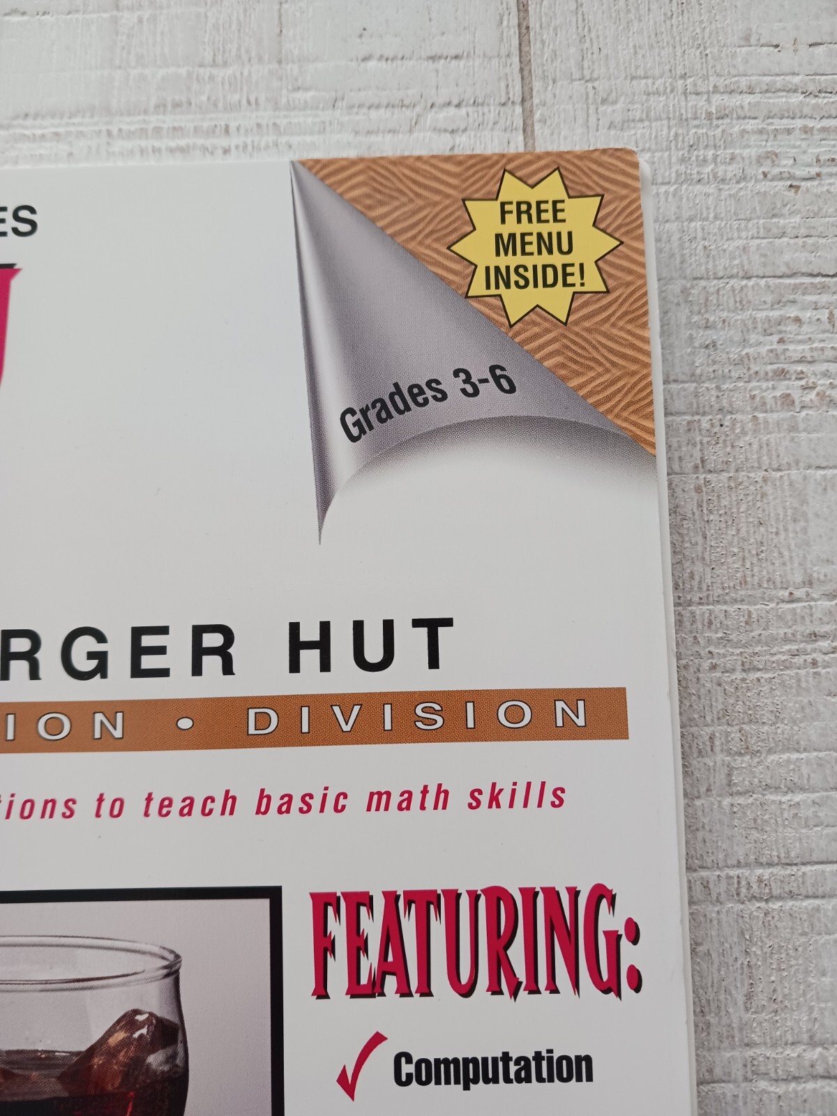 Menu Math: The Hamburger Hut Book, Multiplication & Division, Homeschool