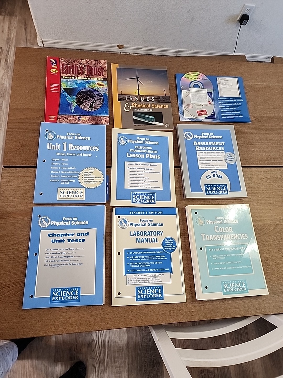 Prentice Hall Science Explorer Physical Science CA Lessons Teacher Tests +